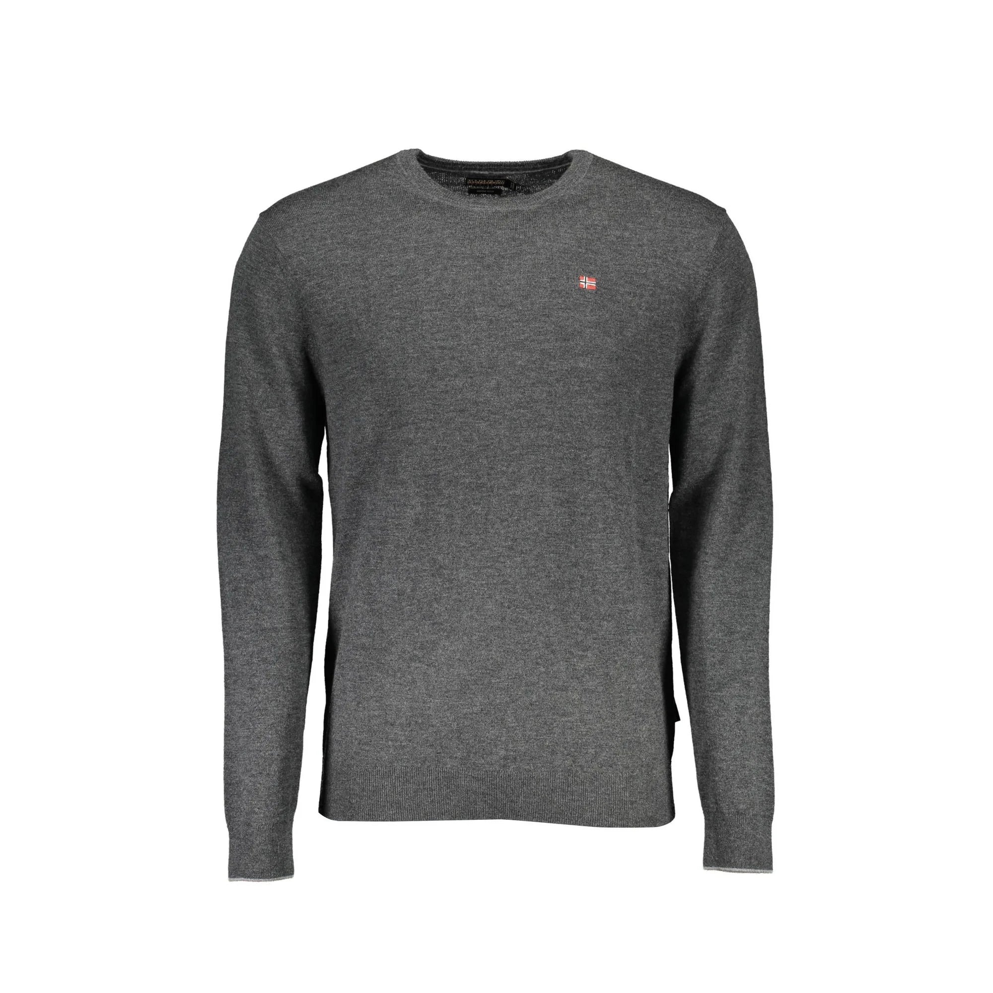Napapijri Maglione Uomo Grigio Girocollo Maniche Lunghe Maglie - foto prodotto